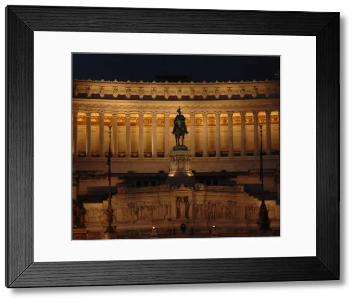 Framed Print : Italy. Rome. National Monument of Victor Emmanuel II. Night Framed Print : Italy. Rome. National Monument of Victor Emmanuel II. Night