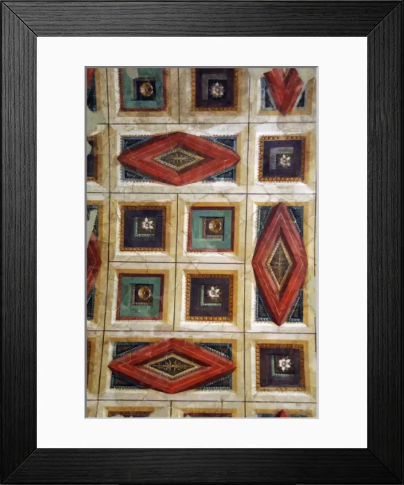 Framed Print : House of Augustus on the Palatine Hill. Fresco paint. Rome Framed Print : House of Augustus on the Palatine Hill. Fresco paint. Rome
