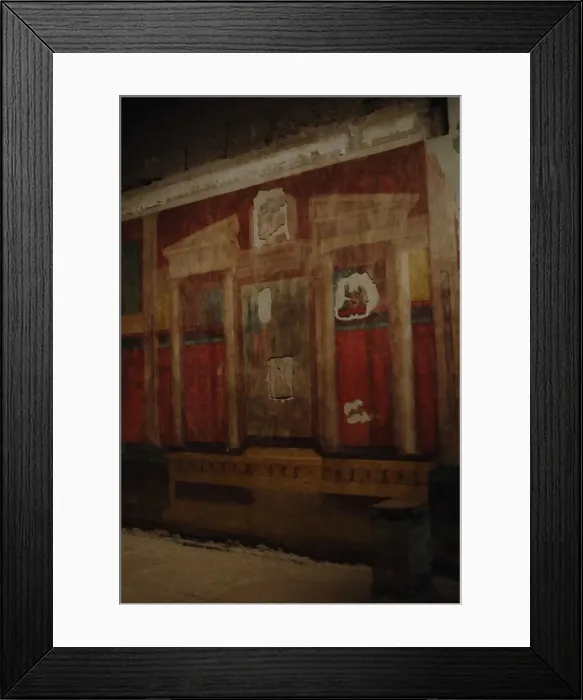 Framed Print : House of Augustus on the Palatine Hill. Fresco paint. Rome Framed Print : House of Augustus on the Palatine Hill. Fresco paint. Rome