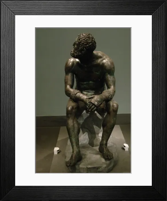 Framed Print : Boxer of Quirinal, also known as the Terme Boxer Framed Print : Boxer of Quirinal, also known as the Terme Boxer