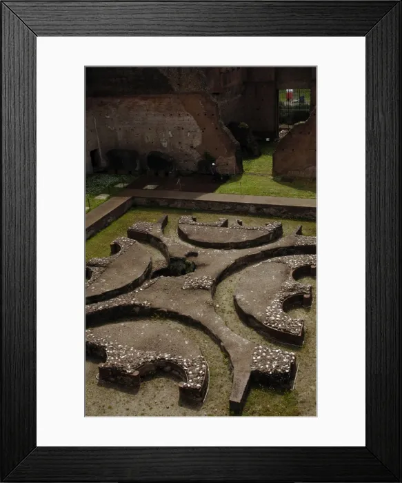 Framed Print : Domus Augustana. Detail. Rome. Italy Framed Print : Domus Augustana. Detail. Rome. Italy