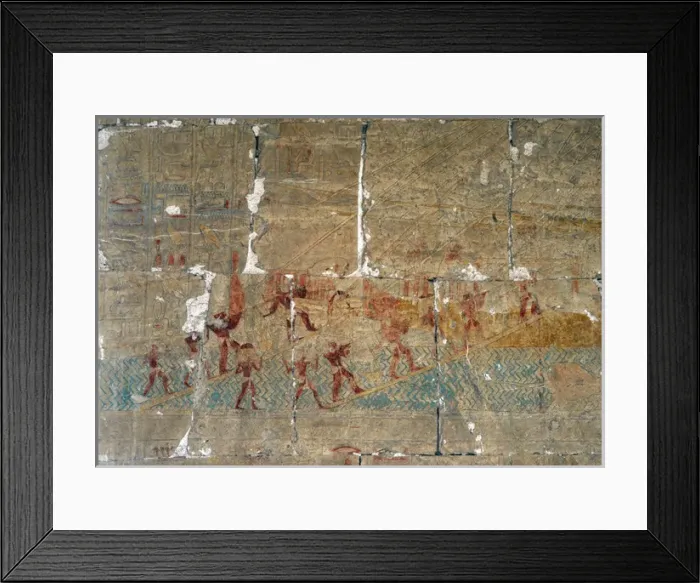 Framed Print : Egyptian soldiers in the expedition to the Land of Punt. Te Framed Print : Egyptian soldiers in the expedition to the Land of Punt. Te