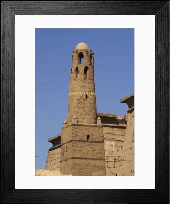 Framed Print : Egypt. Luxor. Mosque of Abu El-Haggag. 13th century. Minaret Framed Print : Egypt. Luxor. Mosque of Abu El-Haggag. 13th century. Minaret