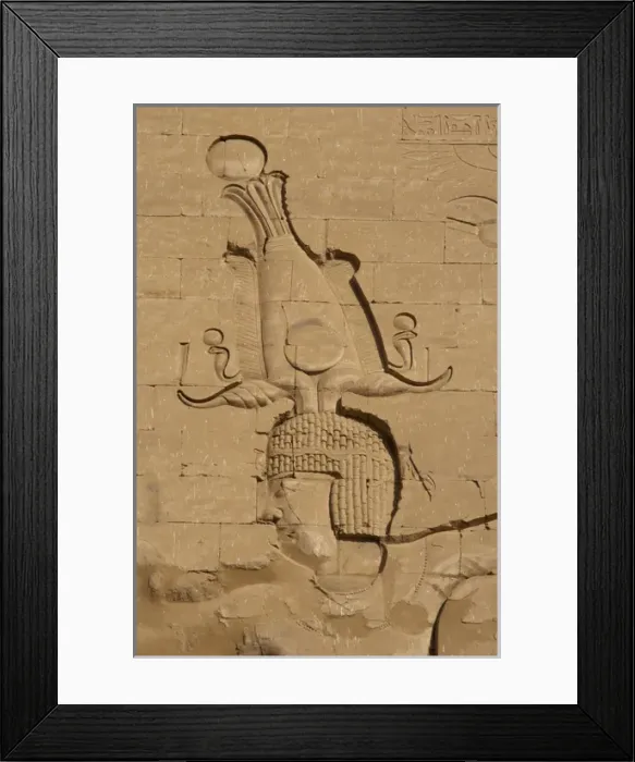 Framed Print : The pharaoh Ptolemy XII Neo Dionysos Edfu. Egypt Framed Print : The pharaoh Ptolemy XII Neo Dionysos Edfu. Egypt