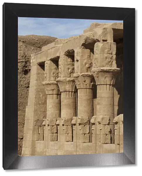 Temple of Horus. Columns. Edfu. Egypt