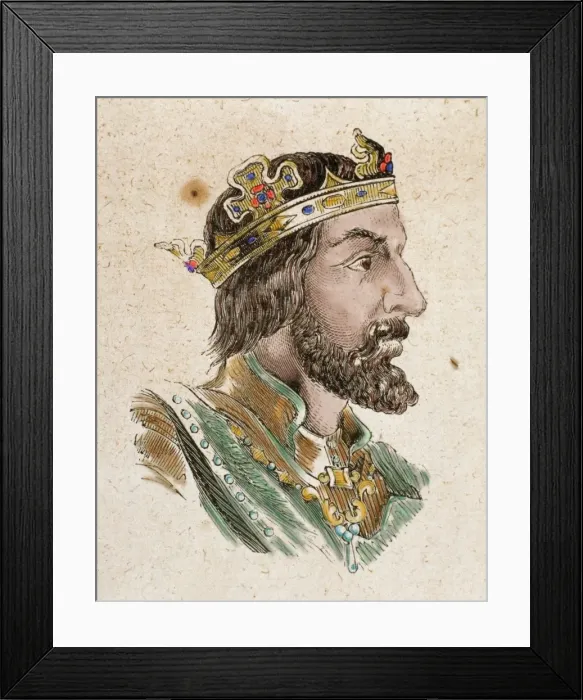 Framed Print : Wittiza (687-709). Visigothic king Framed Print : Wittiza (687-709). Visigothic king