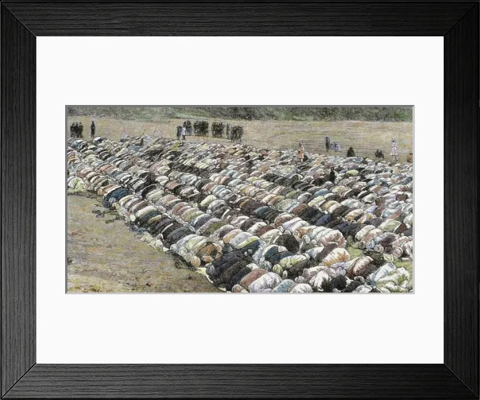 Framed Print : Buckre-Ede festival or Baqr-I-Id (Cow Festival). Moslems pra Framed Print : Buckre-Ede festival or Baqr-I-Id (Cow Festival). Moslems pra