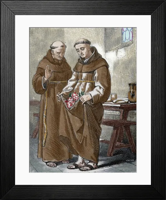 Framed Print : Saint Peter de Regalado (13901456). Friar Minor and reforme Framed Print : Saint Peter de Regalado (13901456). Friar Minor and reforme