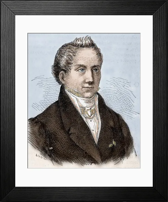 Framed Print : Karl Wilhelm Friedrich Schlegel (17721829). German poet, cr Framed Print : Karl Wilhelm Friedrich Schlegel (17721829). German poet, cr