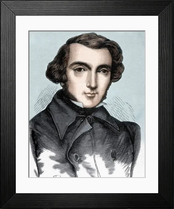 Framed Print : Tocqueville, Alexis Henri Cle?rete, Earl of (1805-1859). Fre Framed Print : Tocqueville, Alexis Henri Cle?rete, Earl of (1805-1859). Fre