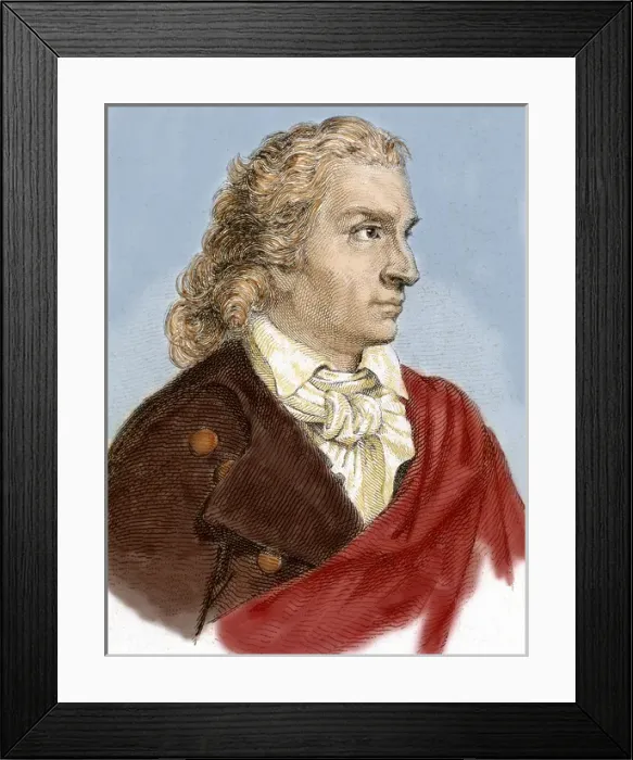 Framed Print : SCHILLER, Johann Christoph Friedrich von (1759-1805). German Framed Print : SCHILLER, Johann Christoph Friedrich von (1759-1805). German
