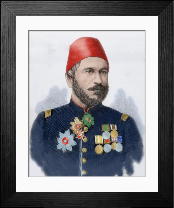 Framed Print : Muhammad Ali Pasha (b. 1829). General in chief of the Turkis Framed Print : Muhammad Ali Pasha (b. 1829). General in chief of the Turkis