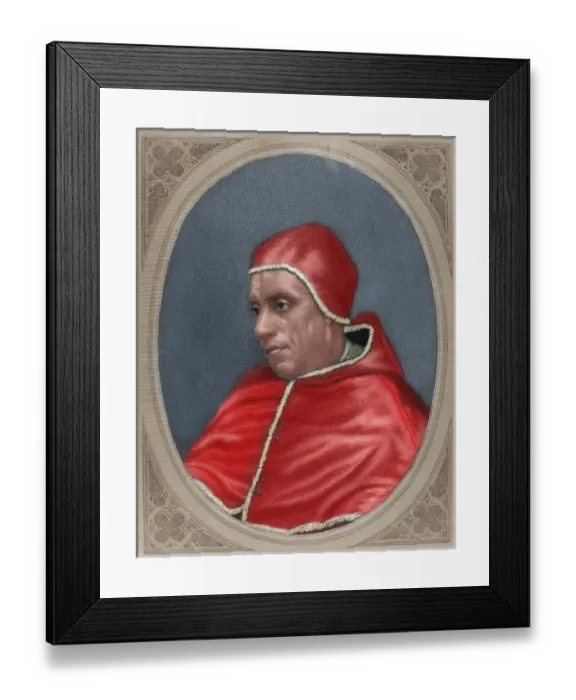 Framed Print : Gregory XII. Pope between 1406 and 1415. Engraving Framed Print : Gregory XII. Pope between 1406 and 1415. Engraving
