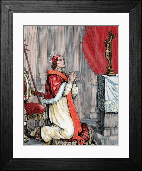 Framed Print : Pius V, Saint (1504-1572) Framed Print : Pius V, Saint (1504-1572)