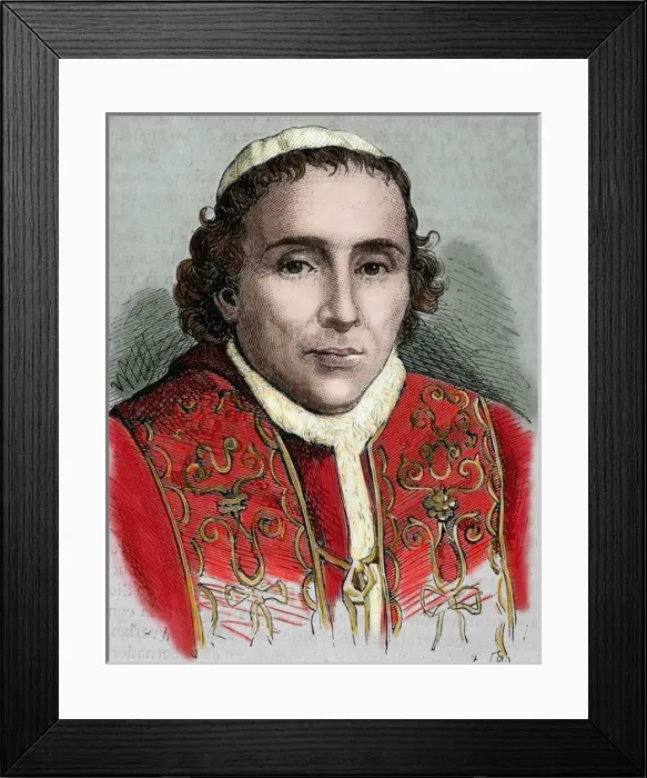 Framed Print : PIUS VII (1740-1829). Italian pope Framed Print : PIUS VII (1740-1829). Italian pope