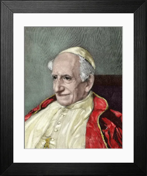 Framed Print : Leo XIII (1810-1903). Italian Pope (1878-1903) Framed Print : Leo XIII (1810-1903). Italian Pope (1878-1903)
