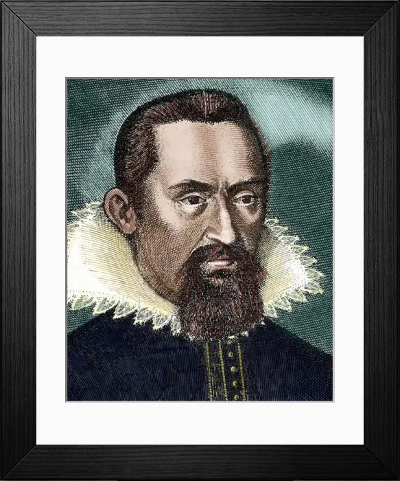 Framed Print : Kepler, Johannes (1571-1630) German mathematician and astron Framed Print : Kepler, Johannes (1571-1630) German mathematician and astron