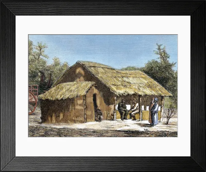 Framed Print : Dr. David Livingstones (1813-1873) hut Framed Print : Dr. David Livingstones (1813-1873) hut