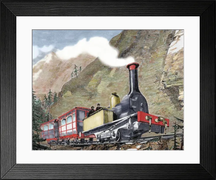 Framed Print : Old railway. United States Framed Print : Old railway. United States