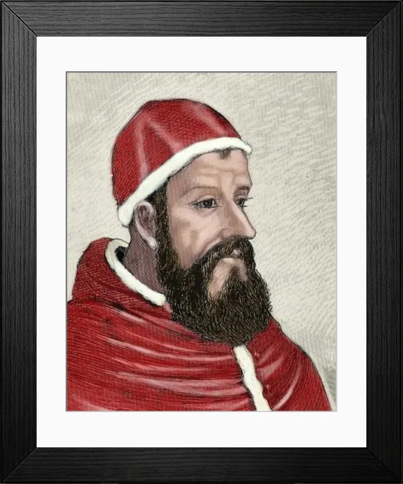 Framed Print : Clement VII (14781534), born Giulio di Giuliano de Medici Framed Print : Clement VII (14781534), born Giulio di Giuliano de Medici