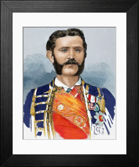 Framed Print : Nicholas I (1841-1921). Prince (1860-1910) and King of Monte Framed Print : Nicholas I (1841-1921). Prince (1860-1910) and King of Monte