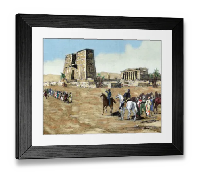 Framed Print : War in Egypt. The emissaries of Arabi Pasha recruiting soldi Framed Print : War in Egypt. The emissaries of Arabi Pasha recruiting soldi