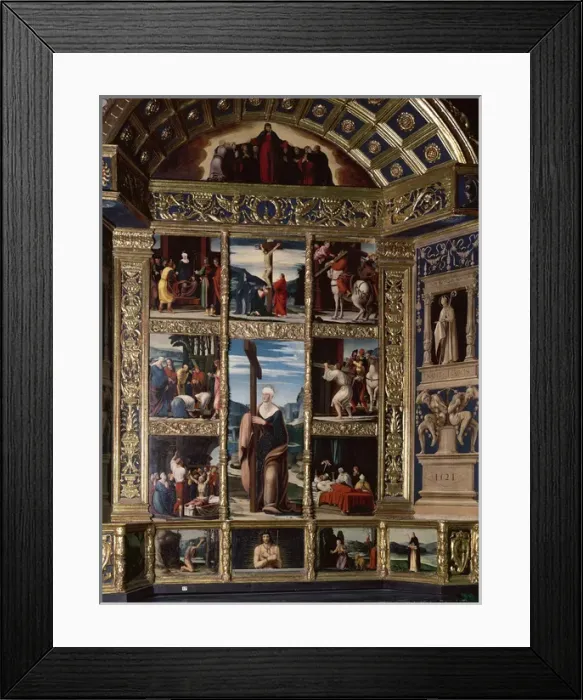 Framed Print : Anthony Norri and Pedro Fernandez. Altarpiece of Santa Helen Framed Print : Anthony Norri and Pedro Fernandez. Altarpiece of Santa Helen