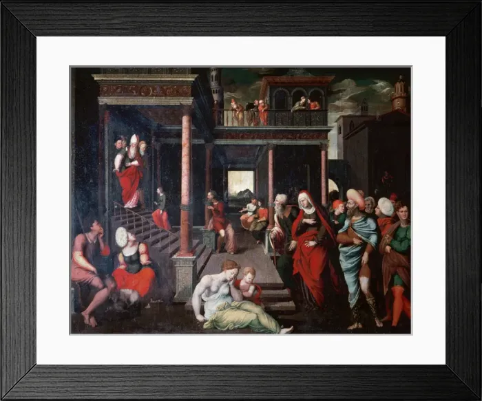 Framed Print : Jerome Cosida (1510-1592?). Presentation of the Virgin in th Framed Print : Jerome Cosida (1510-1592?). Presentation of the Virgin in th