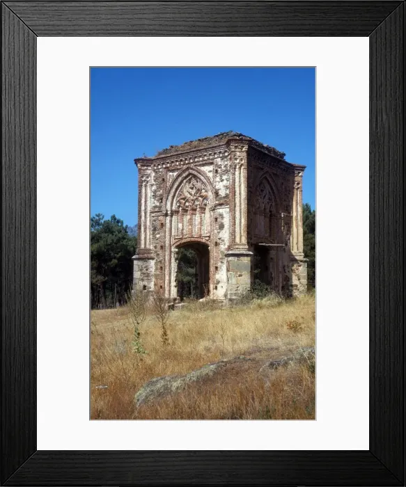 Framed Print : Mudejar art. The hermitage of Humilladero. Guadalupe. Extrem Framed Print : Mudejar art. The hermitage of Humilladero. Guadalupe. Extrem