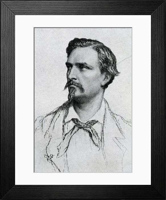 Framed Print : Frederic Mistral (1830-1914). French writer and lexicographe Framed Print : Frederic Mistral (1830-1914). French writer and lexicographe