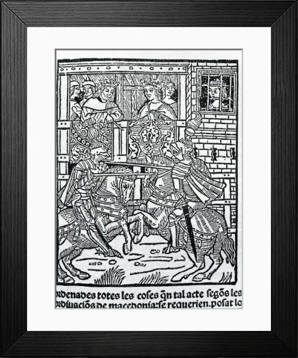 Framed Print : Spanish literature. Diego de San Pedro (ca. 1437-ca. 1498) Framed Print : Spanish literature. Diego de San Pedro (ca. 1437-ca. 1498)