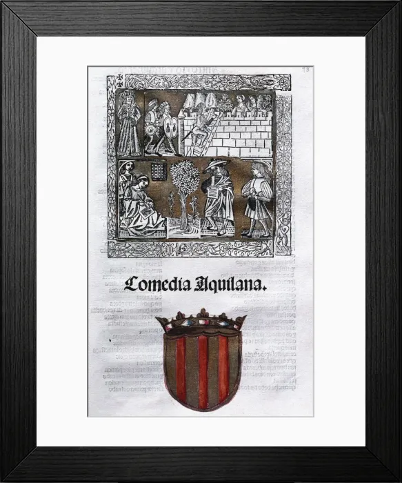 Framed Print : Bartolome de Torres Naharro (c. 1485- c. 1530). Spanish dram