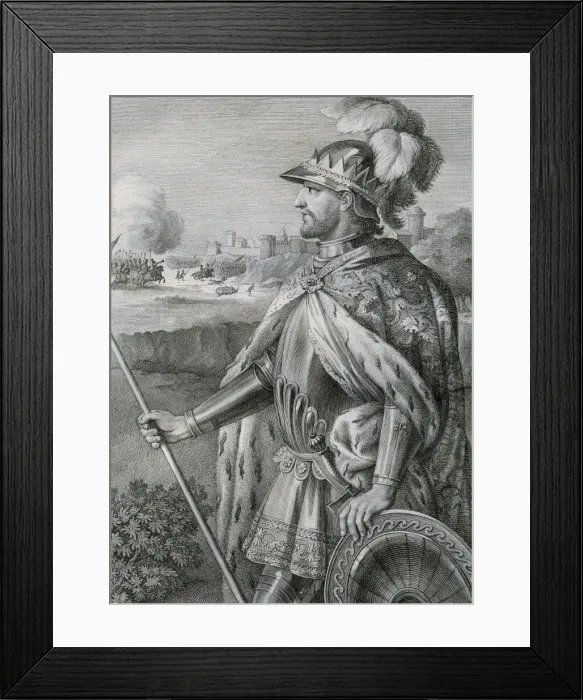 Framed Print : Henry II (1333-1379). King of Castile (1369-1379) Framed Print : Henry II (1333-1379). King of Castile (1369-1379)