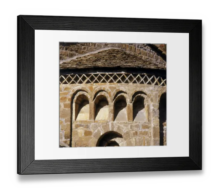Framed Print : Spain. Aragon. Beranuy. Romanesque monastery of Santa Mari?a Framed Print : Spain. Aragon. Beranuy. Romanesque monastery of Santa Mari?a