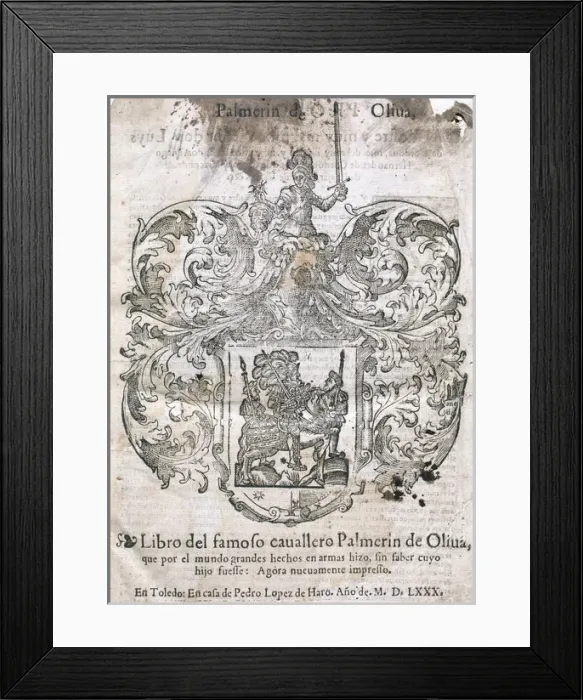 Framed Print : Palmeri?n de Oliva. Home edition printed in Toledo by Pedro Framed Print : Palmeri?n de Oliva. Home edition printed in Toledo by Pedro