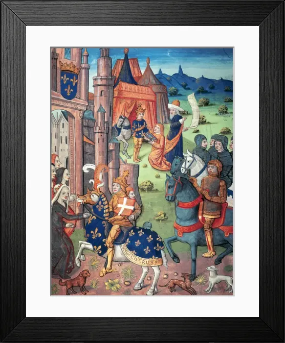 Framed Print : Charlemagnes paladins Framed Print : Charlemagnes paladins