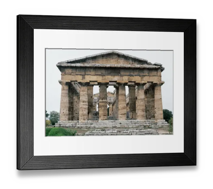 Framed Print : Italy. Paestum. Temple of Neptune Framed Print : Italy. Paestum. Temple of Neptune