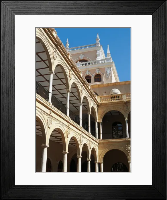 Framed Print : Spain. Murcia. University of Murcia. Cloister Framed Print : Spain. Murcia. University of Murcia. Cloister