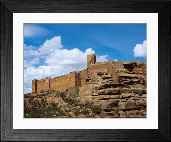 Framed Print : Spain. Peracense. The Castle (14th century) Framed Print : Spain. Peracense. The Castle (14th century)