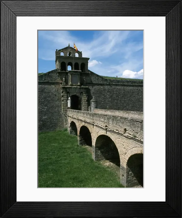 Framed Print : Spain. Aragon. Jaca. The Citadel (16th century) Framed Print : Spain. Aragon. Jaca. The Citadel (16th century)