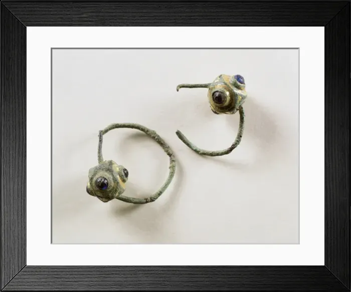 Framed Print : Visigothic earrings Framed Print : Visigothic earrings
