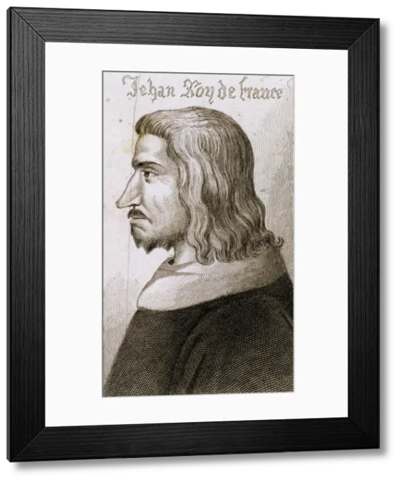 Framed Print : John II the Good (1319-1364). King of France (1350-1364) Framed Print : John II the Good (1319-1364). King of France (1350-1364)