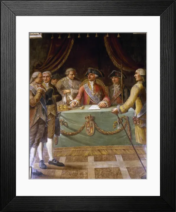 Framed Print : Charles III (1716-1788). King of Spain Framed Print : Charles III (1716-1788). King of Spain
