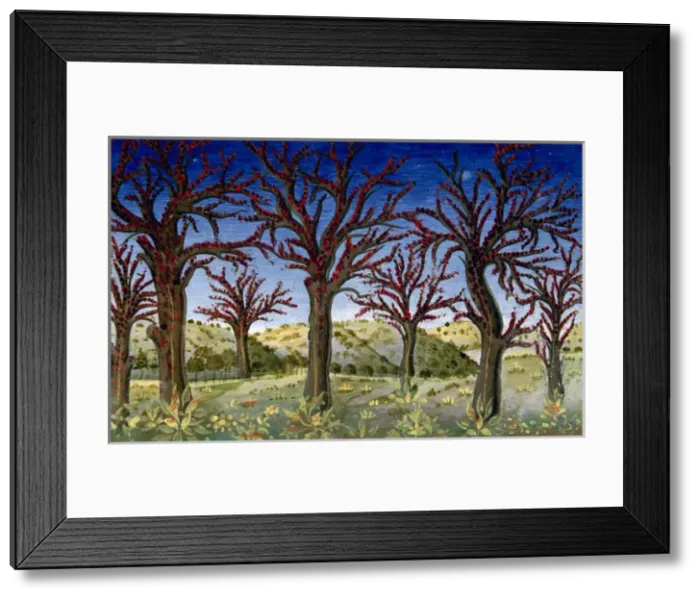 Framed Print : The end of the world and the Last Judgement. Codex of Predi Framed Print : The end of the world and the Last Judgement. Codex of Predi