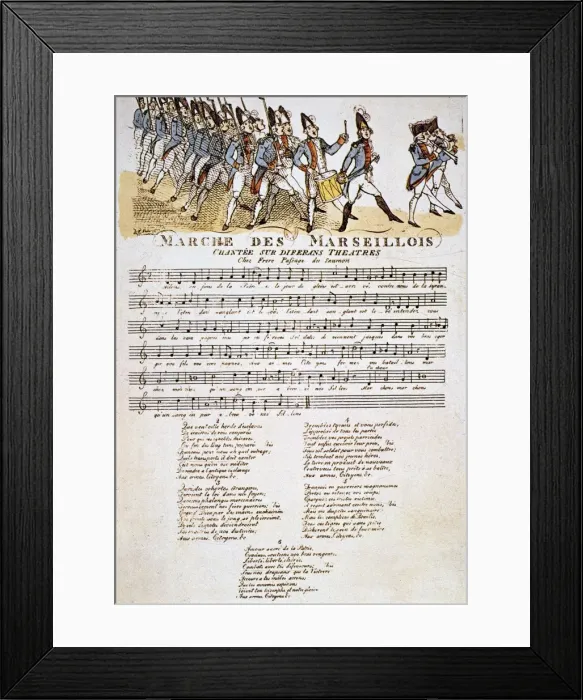 Framed Print : La Marseillaise Framed Print : La Marseillaise