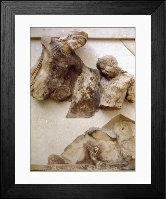 Framed Print : The Treasure of the Athenians. Detail Framed Print : The Treasure of the Athenians. Detail