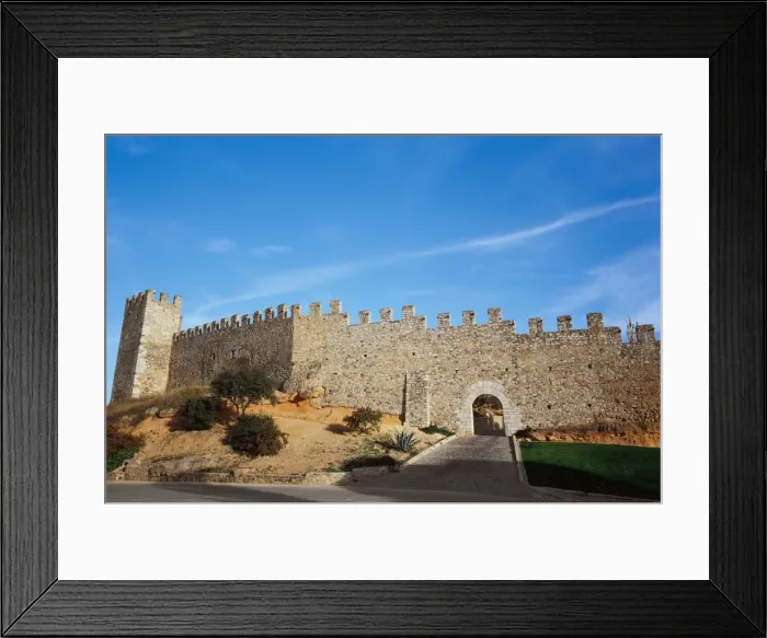 Framed Print : Spain. Catalonia. Montblanc walls Framed Print : Spain. Catalonia. Montblanc walls