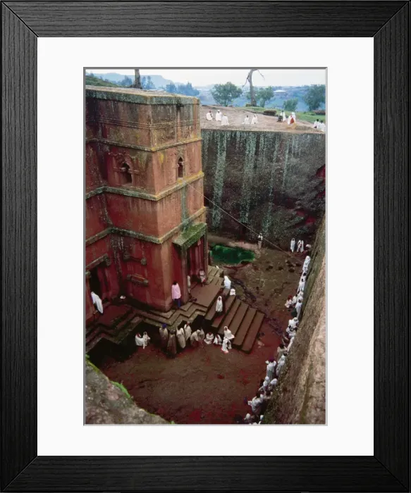 Framed Print : Lalibela. St. George Church Framed Print : Lalibela. St. George Church