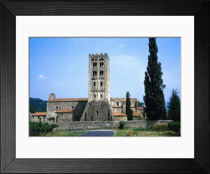 Framed Print : France. Abbey of Saint-Michel-de-Cuxa Framed Print : France. Abbey of Saint-Michel-de-Cuxa