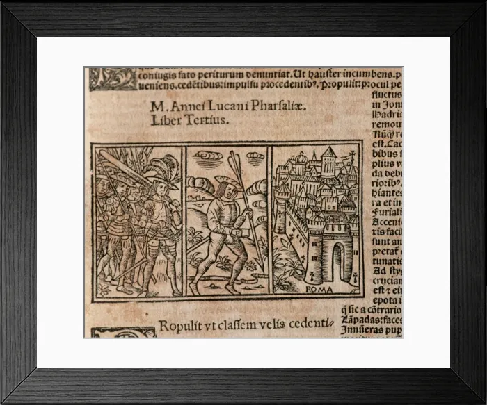 Framed Print : Pharsalia by Lucan Framed Print : Pharsalia by Lucan